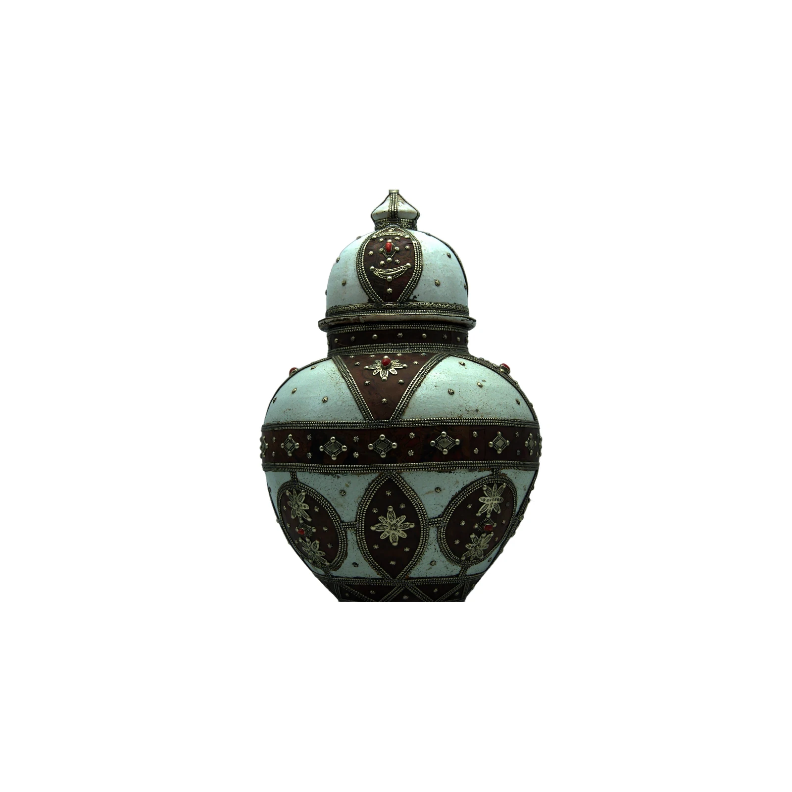 Pot Couvert Incruste - قطعة حرفية مغربية TAZZRA مراكش Pot Couvert Incruste - قطعة حرفية مغربية TAZZRA مراكش