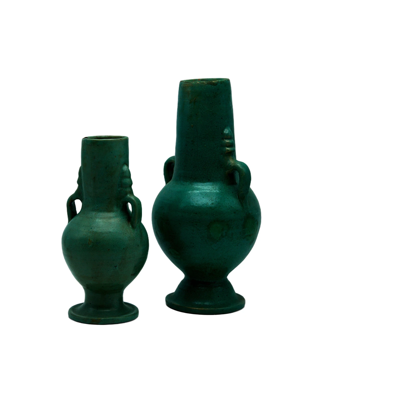 Paire Vases Turquoise - artisanat marocain TAZZRA Marrakech Paire Vases Turquoise - artisanat marocain TAZZRA Marrakech