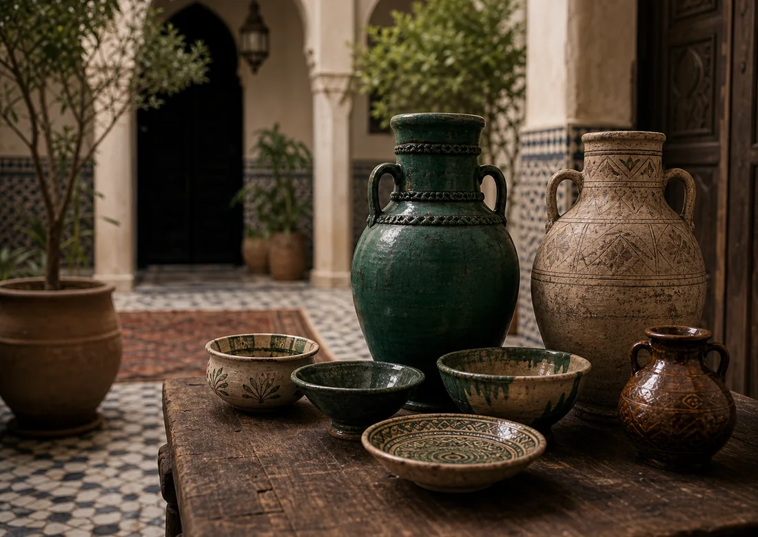 Poteries et céramiques marocaines TAZZRA Marrakech