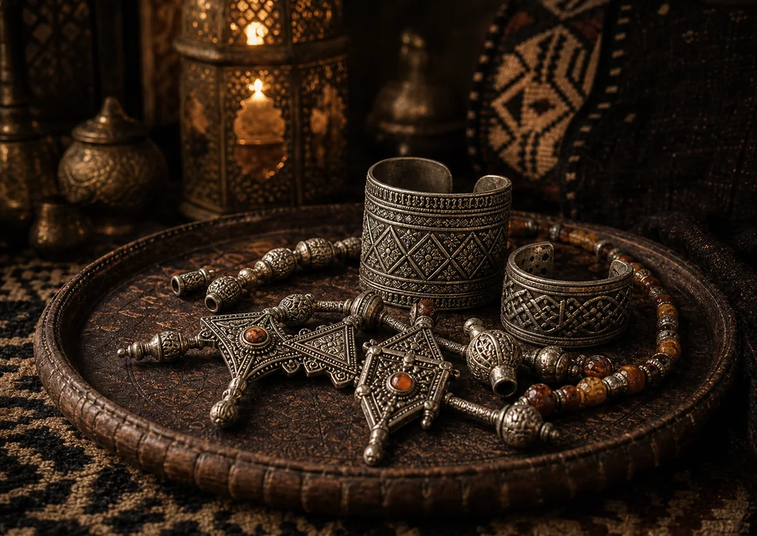 Bijoux berbères en argent TAZZRA Marrakech