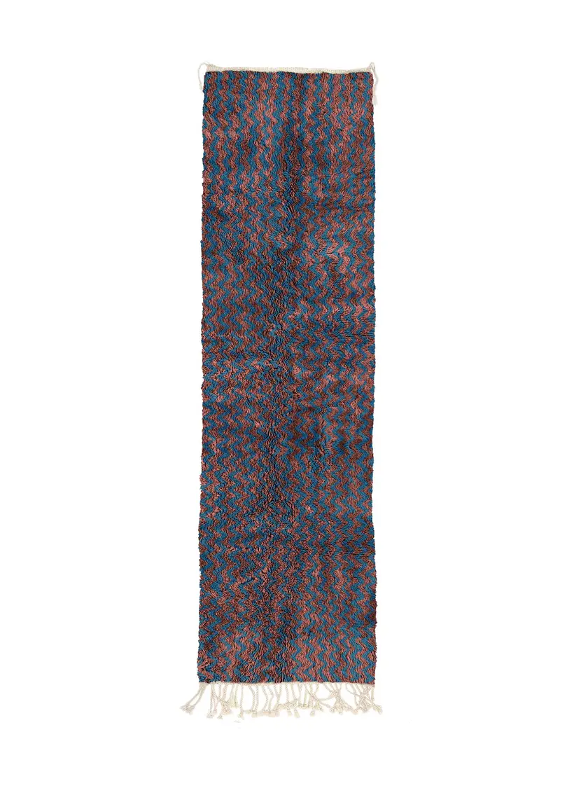 Tamesna Majorelle Runner - tapis marocain fait main TAZZRA Marrakech Tamesna Majorelle Runner - tapis marocain fait main TAZZRA Marrakech