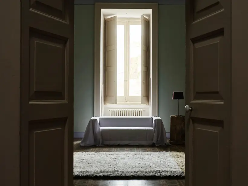 Confine Natural Wool Goldenrod - سجادة مغربية يدوية TAZZRA مراكش