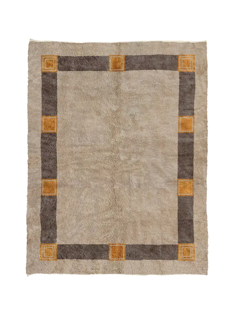 Tiziri Safran - tapis marocain fait main TAZZRA Marrakech Tiziri Safran - tapis marocain fait main TAZZRA Marrakech