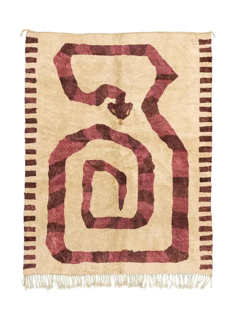 Izil Henna II - tapis marocain fait main TAZZRA Marrakech Izil Henna II - tapis marocain fait main TAZZRA Marrakech