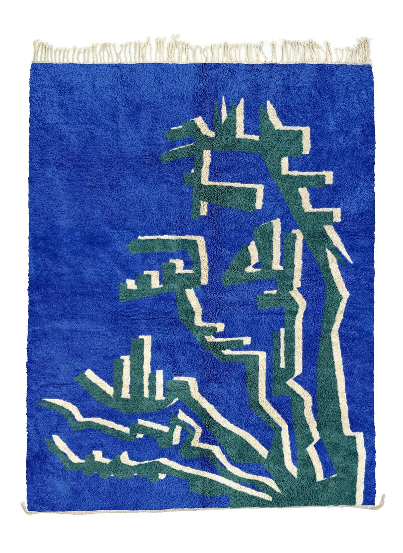 Amalu Majorelle II - tapis marocain fait main TAZZRA Marrakech Amalu Majorelle II - tapis marocain fait main TAZZRA Marrakech