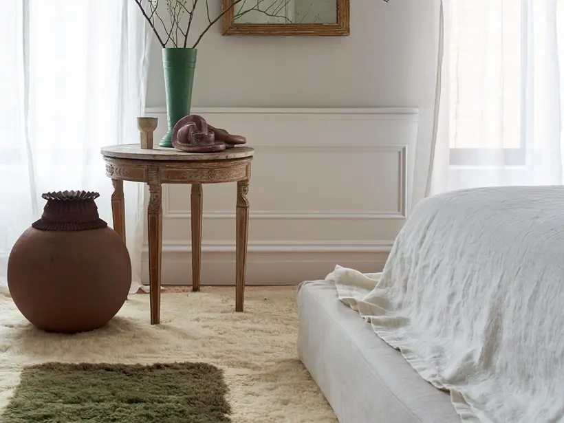 Imbalance Natural Wool Sage Green - tapis marocain fait main TAZZRA Marrakech Imbalance Natural Wool Sage Green - tapis marocain fait main TAZZRA Marrakech