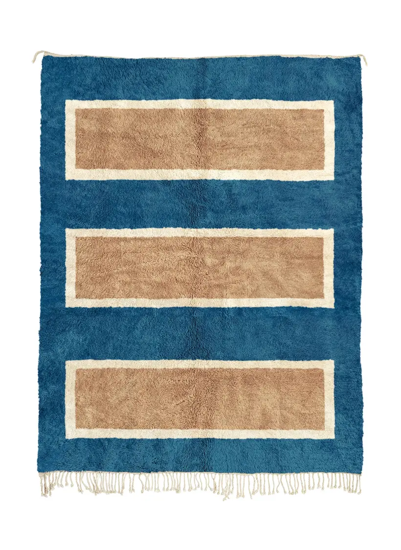 Anzar Majorelle - tapis marocain fait main TAZZRA Marrakech Anzar Majorelle - tapis marocain fait main TAZZRA Marrakech