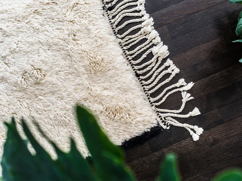 Meridian Natural Wool Midnight Black - handgefertigter marokkanischer Teppich TAZZRA Marrakesch Meridian Natural Wool Midnight Black - handgefertigter marokkanischer Teppich TAZZRA Marrakesch