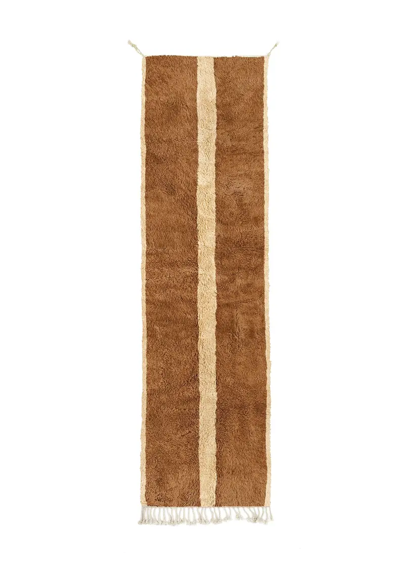 Amalu Argane Runner III - tapis marocain fait main TAZZRA Marrakech Amalu Argane Runner III - tapis marocain fait main TAZZRA Marrakech