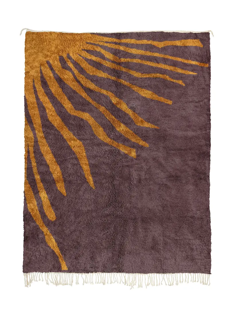 Anzar Safran - tapis marocain fait main TAZZRA Marrakech Anzar Safran - tapis marocain fait main TAZZRA Marrakech