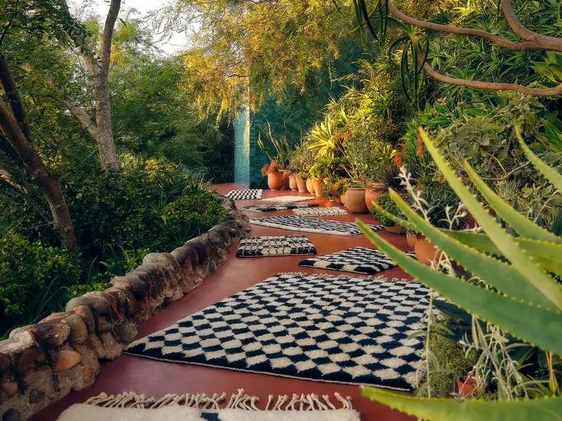 Pavilion Tiles Oat Midnight Black - tapis marocain fait main TAZZRA Marrakech Pavilion Tiles Oat Midnight Black - tapis marocain fait main TAZZRA Marrakech