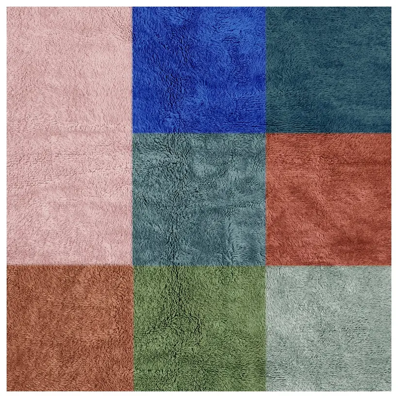 Ziri Agafay Pompon - tapis marocain fait main TAZZRA Marrakech Ziri Agafay Pompon - tapis marocain fait main TAZZRA Marrakech