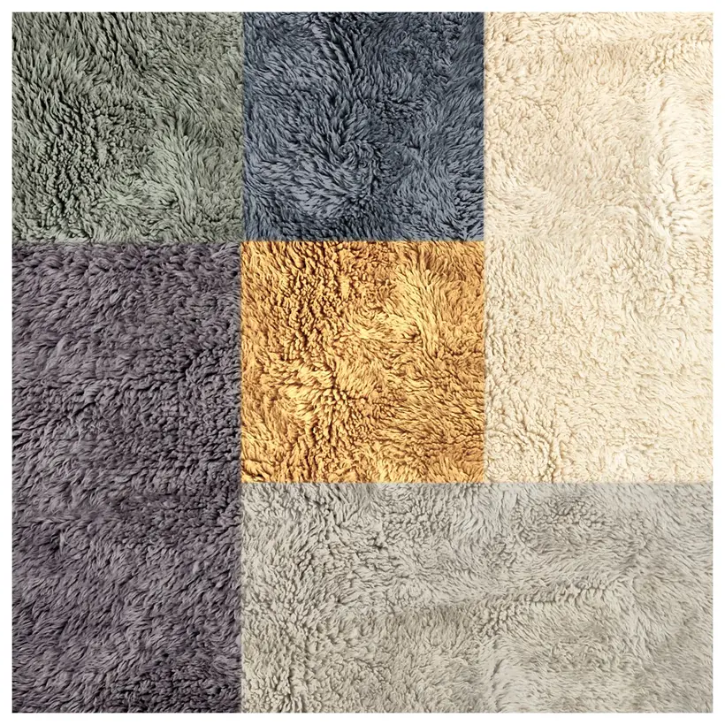 Illi Menara Pompon - tapis marocain fait main TAZZRA Marrakech Illi Menara Pompon - tapis marocain fait main TAZZRA Marrakech