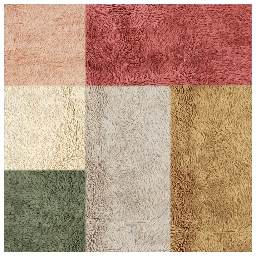Targa Layali Pompon - tapis marocain fait main TAZZRA Marrakech Targa Layali Pompon - tapis marocain fait main TAZZRA Marrakech