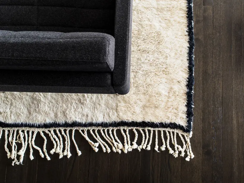 Rasa Natural Wool Midnight Black - tapis marocain fait main TAZZRA Marrakech Rasa Natural Wool Midnight Black - tapis marocain fait main TAZZRA Marrakech