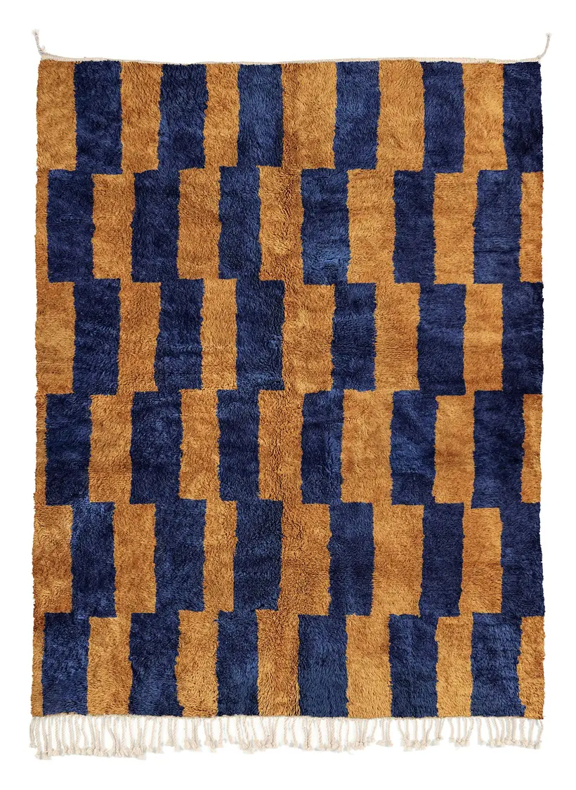 Tifawt Majorelle III - tapis marocain fait main TAZZRA Marrakech Tifawt Majorelle III - tapis marocain fait main TAZZRA Marrakech