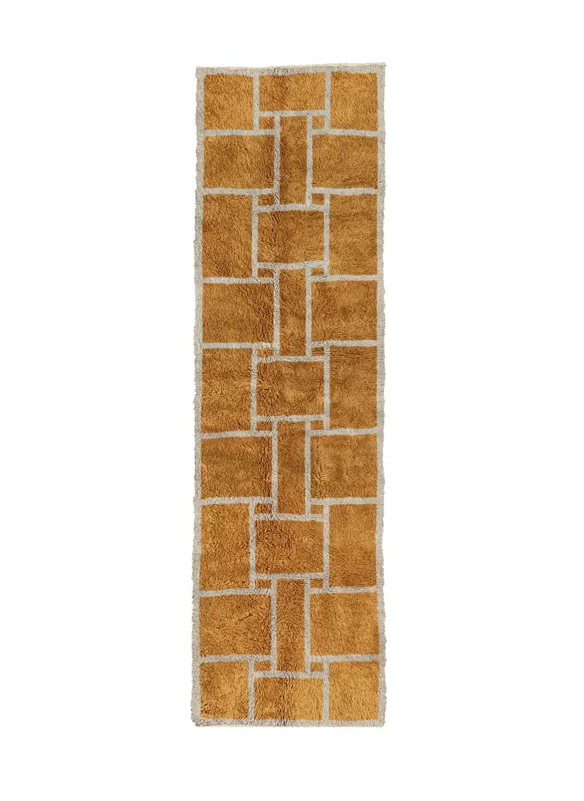 Yuba Safran Runner - tapis marocain fait main TAZZRA Marrakech Yuba Safran Runner - tapis marocain fait main TAZZRA Marrakech
