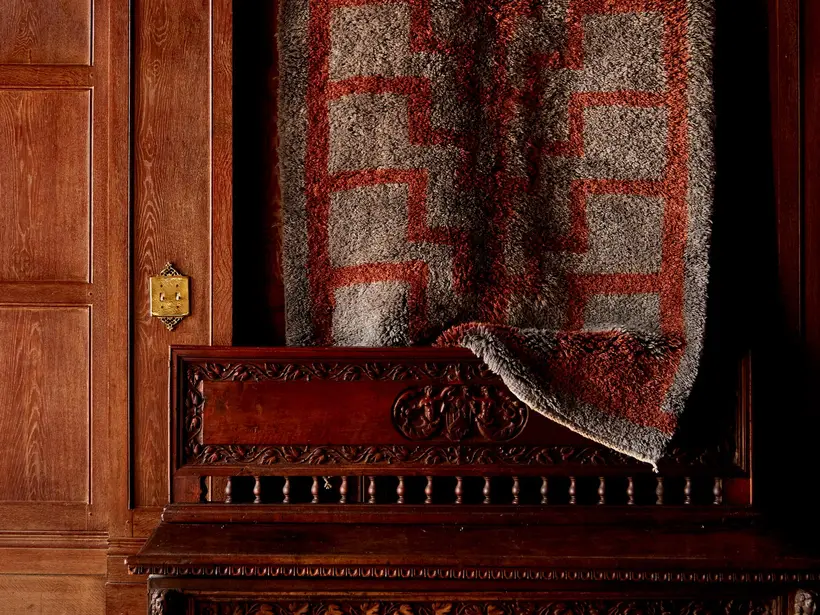 Tulu Nightfall Oxblood - tapis marocain fait main TAZZRA Marrakech Tulu Nightfall Oxblood - tapis marocain fait main TAZZRA Marrakech
