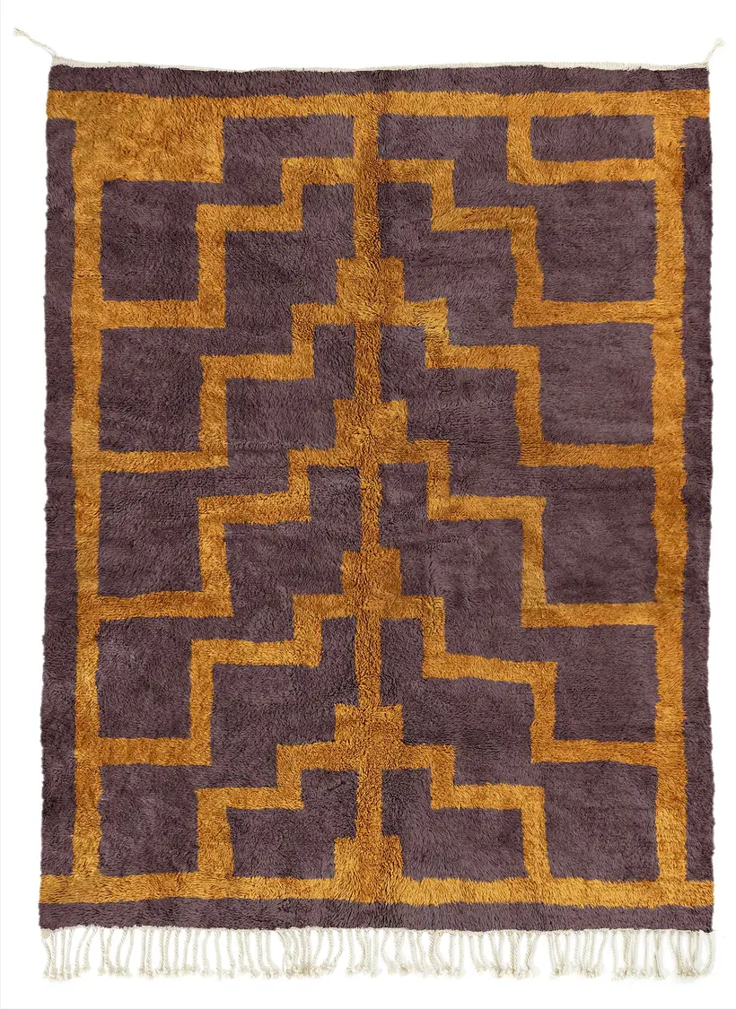 Dihya Safran II - tapis marocain fait main TAZZRA Marrakech Dihya Safran II - tapis marocain fait main TAZZRA Marrakech