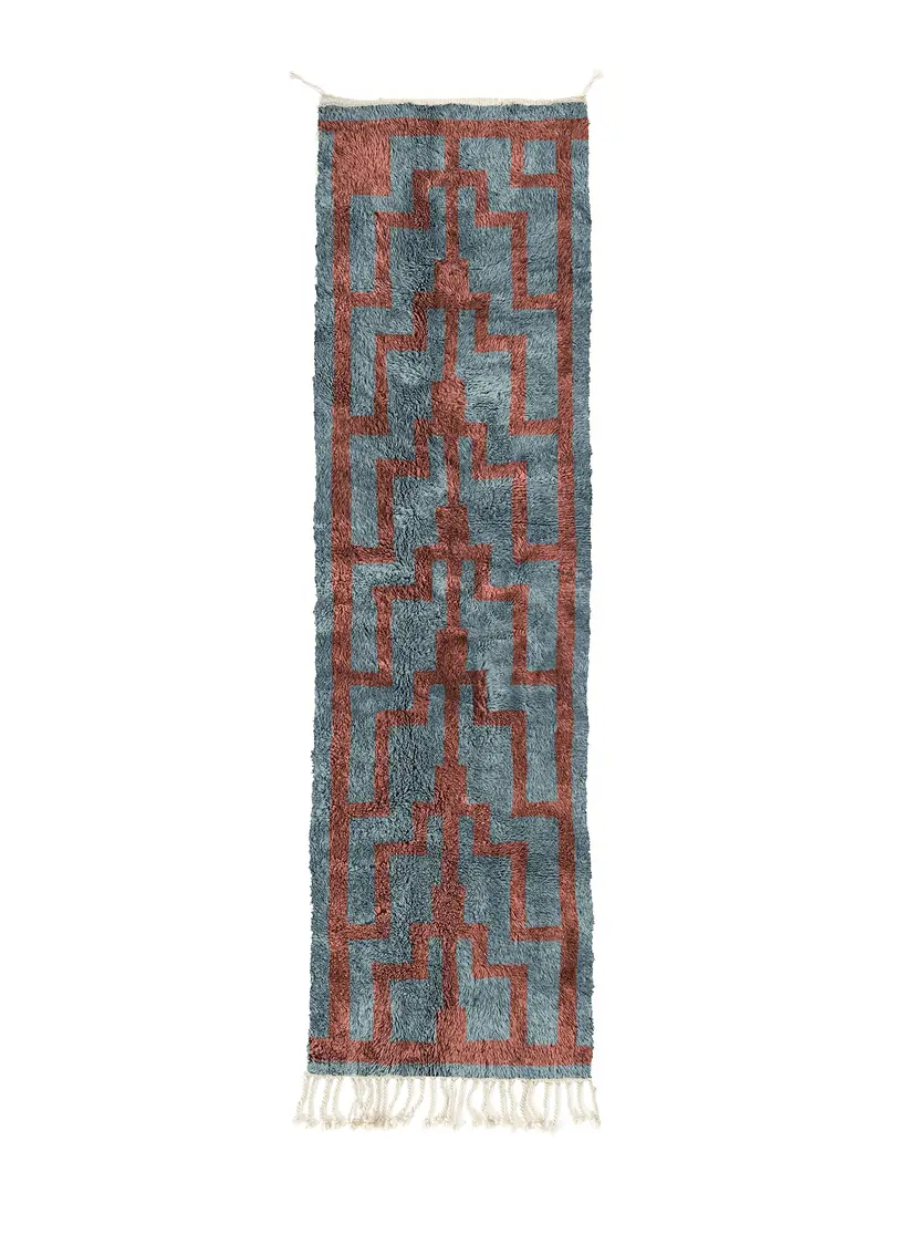 Dihya Henna Runner - tapis marocain fait main TAZZRA Marrakech Dihya Henna Runner - tapis marocain fait main TAZZRA Marrakech