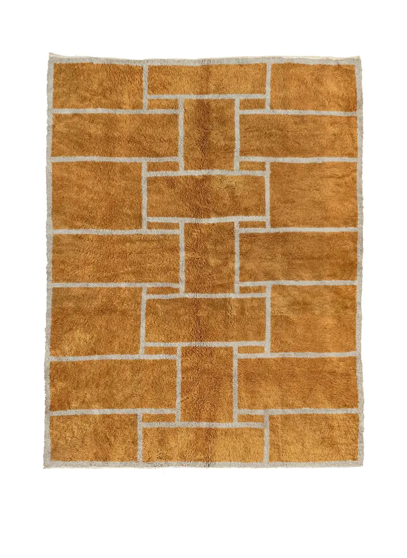 Aksil Safran II - tapis marocain fait main TAZZRA Marrakech Aksil Safran II - tapis marocain fait main TAZZRA Marrakech