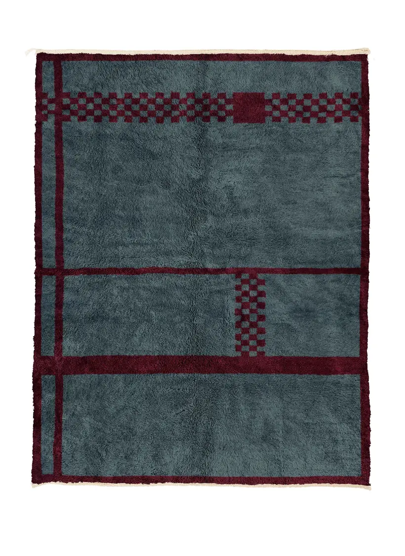 Itri Majorelle - tapis marocain fait main TAZZRA Marrakech Itri Majorelle - tapis marocain fait main TAZZRA Marrakech