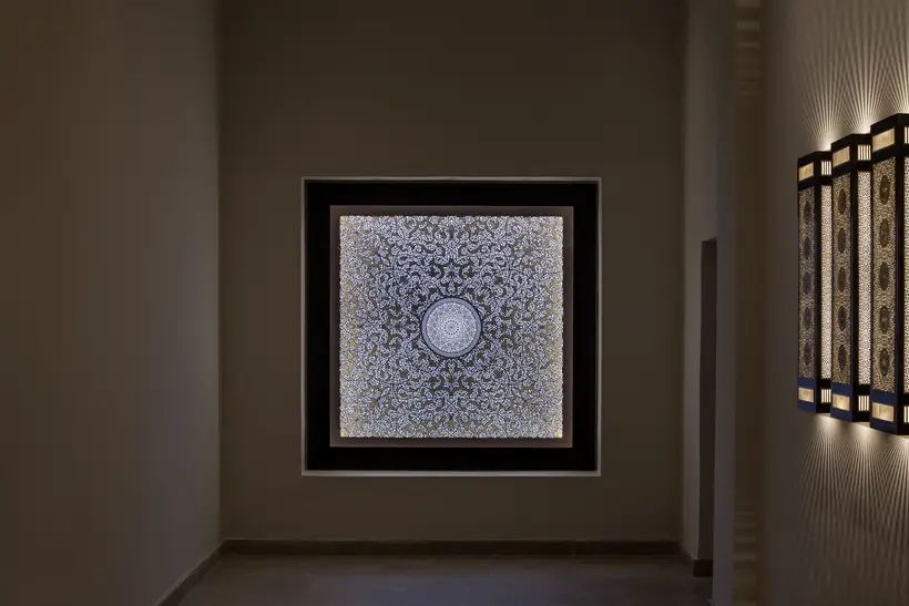 Zellij Targa Safran - pièce d’artisanat marocain TAZZRA Marrakech