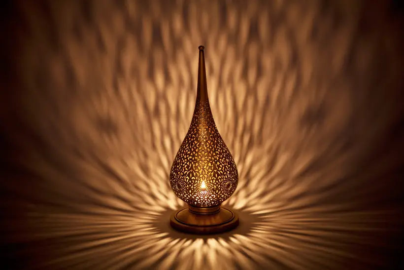 Candle Holder Mini Flame Floral - قطعة حرفية مغربية TAZZRA مراكش Candle Holder Mini Flame Floral - قطعة حرفية مغربية TAZZRA مراكش