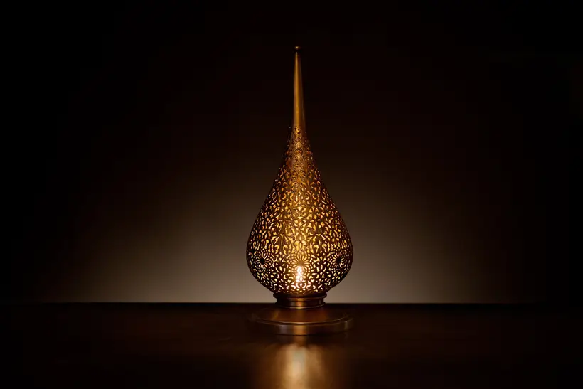 Candle Holder Mini Flame Floral - قطعة حرفية مغربية TAZZRA مراكش Candle Holder Mini Flame Floral - قطعة حرفية مغربية TAZZRA مراكش