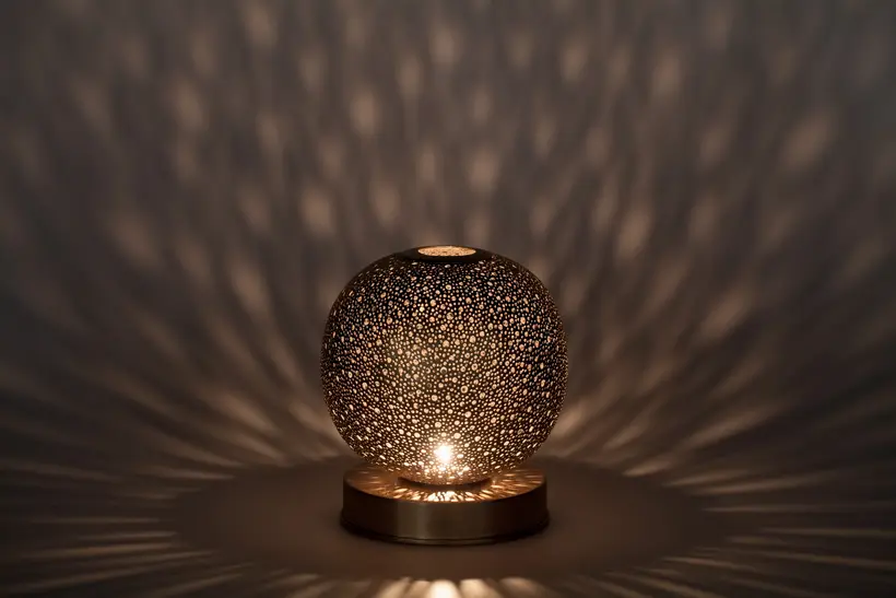 Candle Holder Mini Globe Liquid Light - Moroccan artisan object by TAZZRA Marrakech Candle Holder Mini Globe Liquid Light - Moroccan artisan object by TAZZRA Marrakech