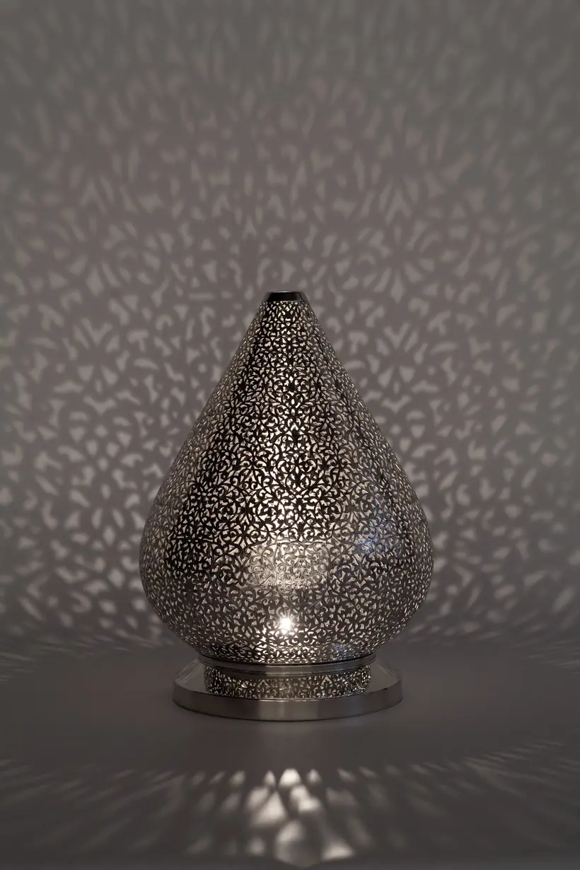 Candleholder Lotus Floral - قطعة حرفية مغربية TAZZRA مراكش Candleholder Lotus Floral - قطعة حرفية مغربية TAZZRA مراكش