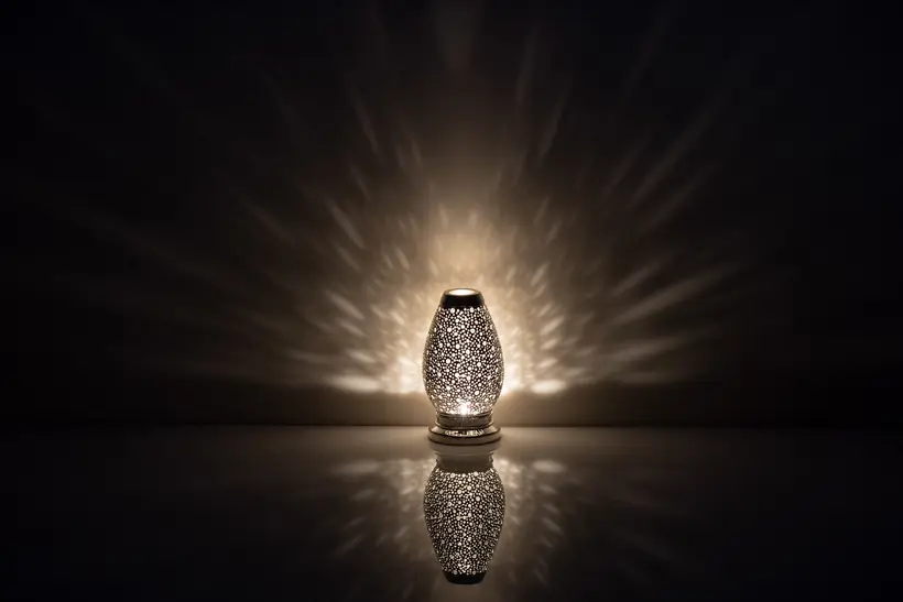 Candleholder Mini Amphora Liquid Light - marokkanisches Kunsthandwerk TAZZRA Marrakesch Candleholder Mini Amphora Liquid Light - marokkanisches Kunsthandwerk TAZZRA Marrakesch