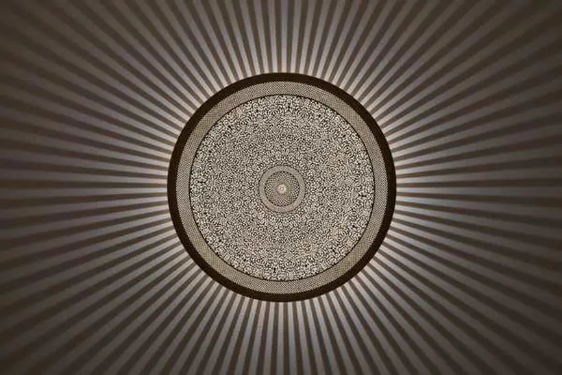 Ceiling Light Medallion Floral - marokkanisches Kunsthandwerk TAZZRA Marrakesch