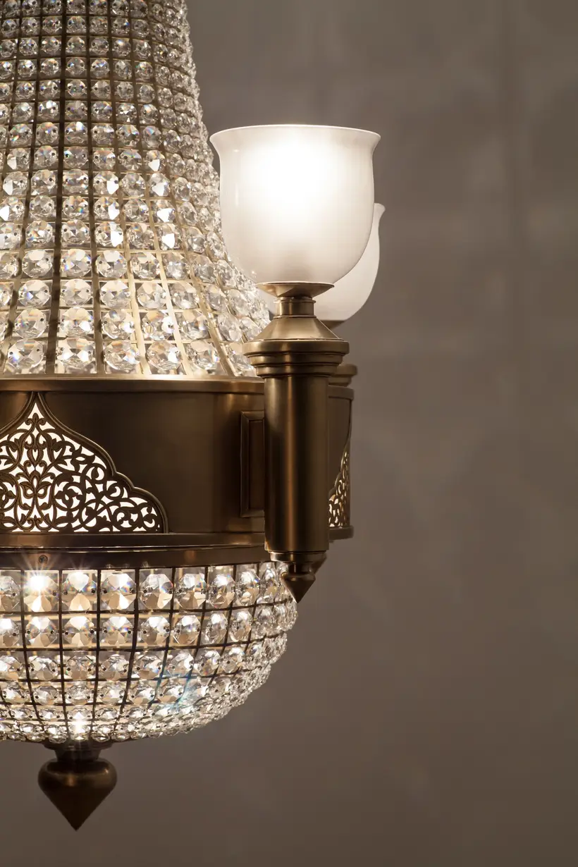 Chandelier Medina Lamp Crystal - marokkanisches Kunsthandwerk TAZZRA Marrakesch Chandelier Medina Lamp Crystal - marokkanisches Kunsthandwerk TAZZRA Marrakesch