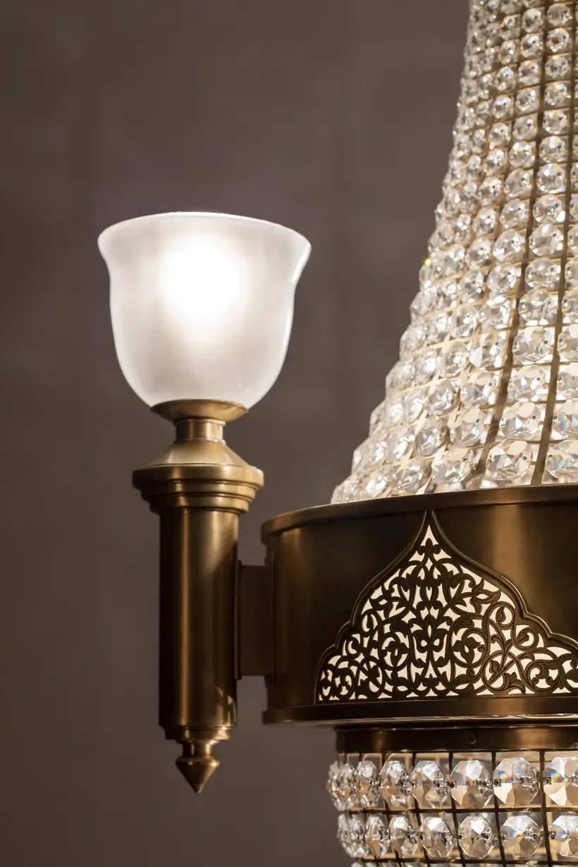 Chandelier Medina Lamp Crystal - marokkanisches Kunsthandwerk TAZZRA Marrakesch Chandelier Medina Lamp Crystal - marokkanisches Kunsthandwerk TAZZRA Marrakesch