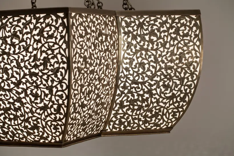 Chandelier Octagonal Flower Floral - artisanat marocain TAZZRA Marrakech Chandelier Octagonal Flower Floral - artisanat marocain TAZZRA Marrakech