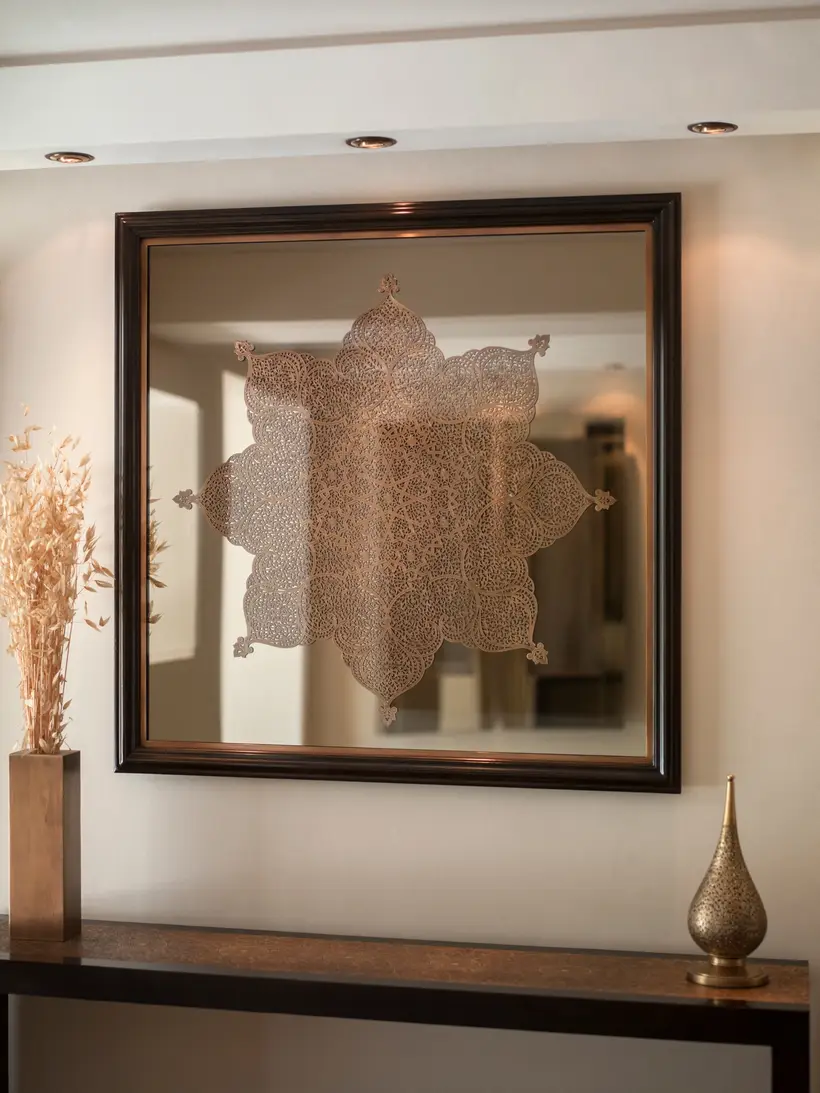 Zellij Izil Bahia - pièce d’artisanat marocain TAZZRA Marrakech