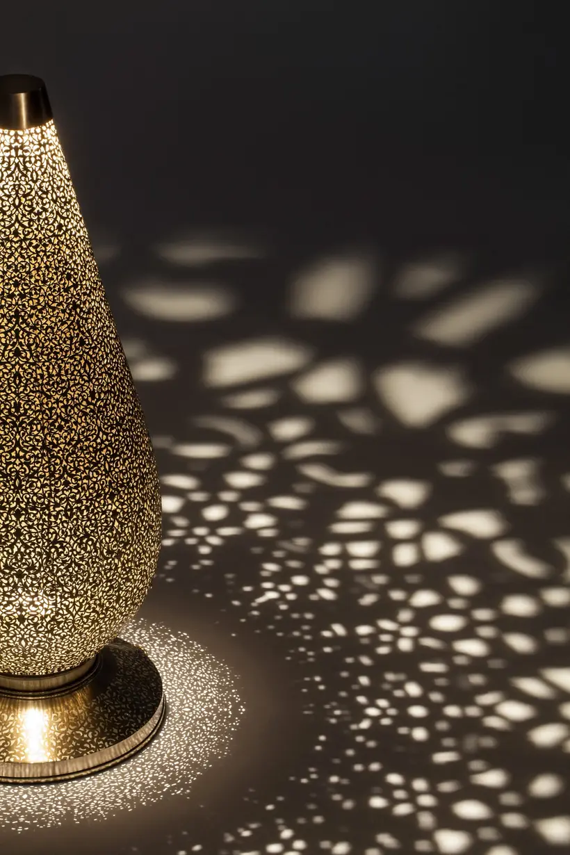 Floor Lamp Lotus Narrow Floral - قطعة حرفية مغربية TAZZRA مراكش Floor Lamp Lotus Narrow Floral - قطعة حرفية مغربية TAZZRA مراكش