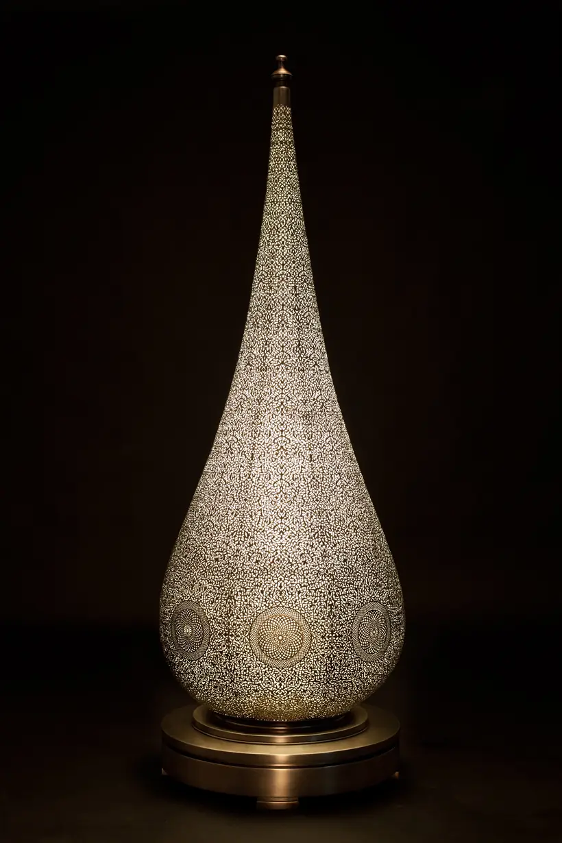 Fanous Yuba Agafay - pièce d’artisanat marocain TAZZRA Marrakech