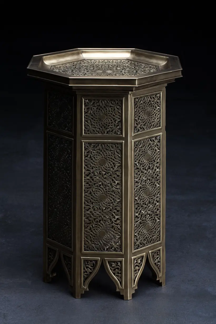 Occassional Table N°1 - قطعة حرفية مغربية TAZZRA مراكش Occassional Table N°1 - قطعة حرفية مغربية TAZZRA مراكش