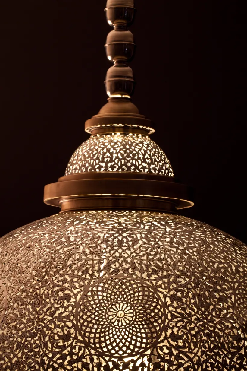 Pendant Domed Medallion Floral - marokkanisches Kunsthandwerk TAZZRA Marrakesch Pendant Domed Medallion Floral - marokkanisches Kunsthandwerk TAZZRA Marrakesch