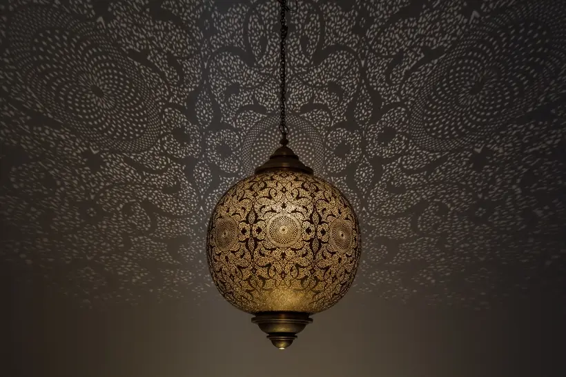 Fanous Asif Noor - pièce d’artisanat marocain TAZZRA Marrakech