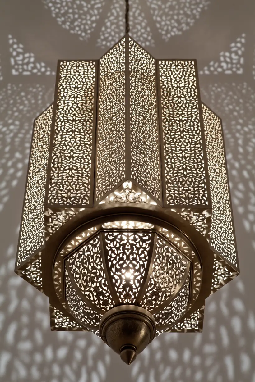 Pendant Moorish Floral - artisanat marocain TAZZRA Marrakech Pendant Moorish Floral - artisanat marocain TAZZRA Marrakech