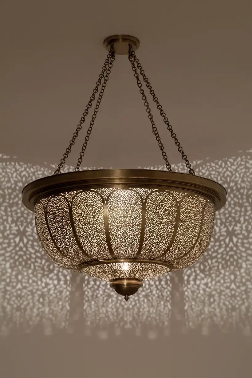 Pendant Nafura Floral - artisanat marocain TAZZRA Marrakech Pendant Nafura Floral - artisanat marocain TAZZRA Marrakech