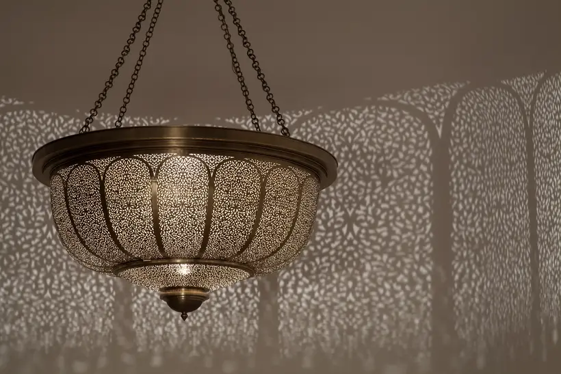 Fanous Tala Zellij - pièce d’artisanat marocain TAZZRA Marrakech