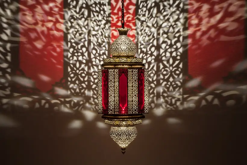 Pendant Stained Glass Moorish Floral - Moroccan artisan object by TAZZRA Marrakech Pendant Stained Glass Moorish Floral - Moroccan artisan object by TAZZRA Marrakech