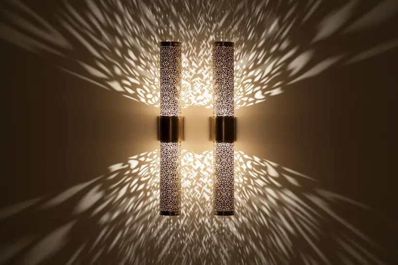 Wall Light Cylinder Floral - artesanía marroquí TAZZRA Marrakech Wall Light Cylinder Floral - artesanía marroquí TAZZRA Marrakech