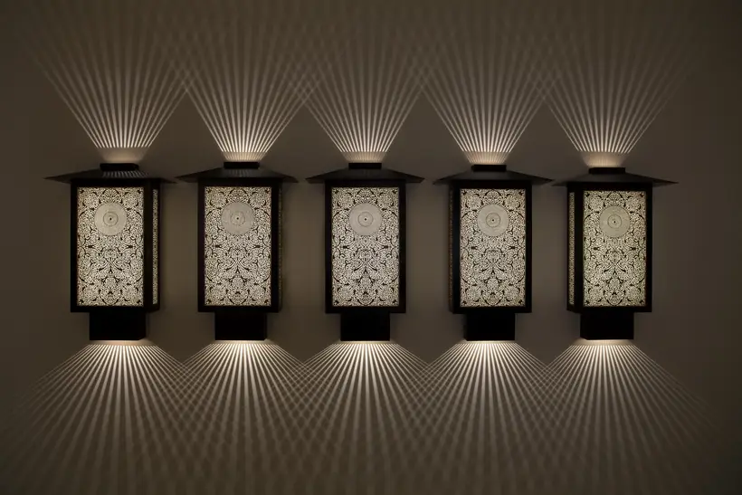 Wall Light Oriental Box Floral - Moroccan artisan object by TAZZRA Marrakech