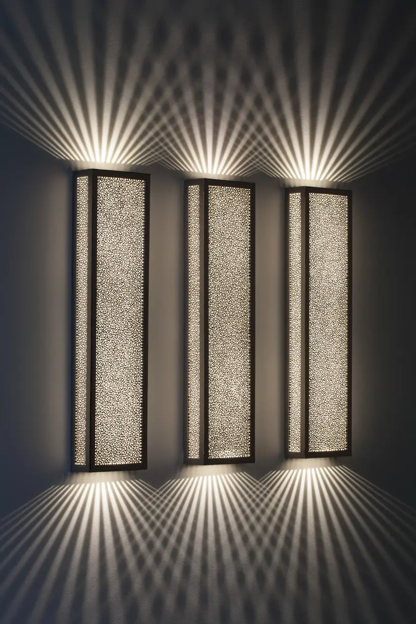 Wall Light Rectangular Box Liquid Light - marokkanisches Kunsthandwerk TAZZRA Marrakesch Wall Light Rectangular Box Liquid Light - marokkanisches Kunsthandwerk TAZZRA Marrakesch