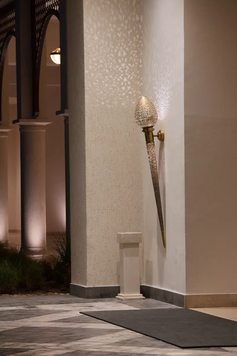Fanous Tala Ambre - pièce d’artisanat marocain TAZZRA Marrakech